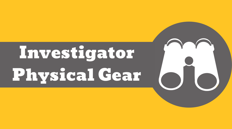 Private Investigator Physical Gear