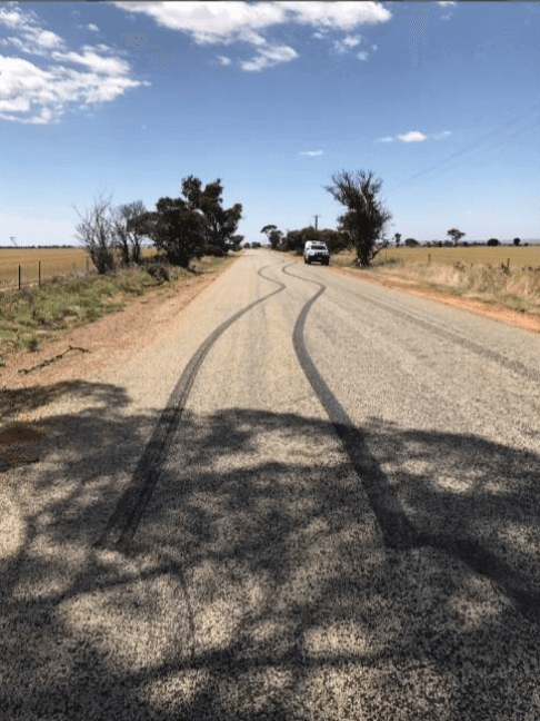 Acceleration Tire Marks