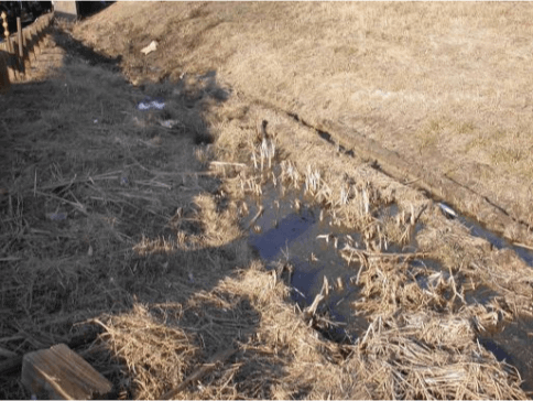 Furrow Tire Marks