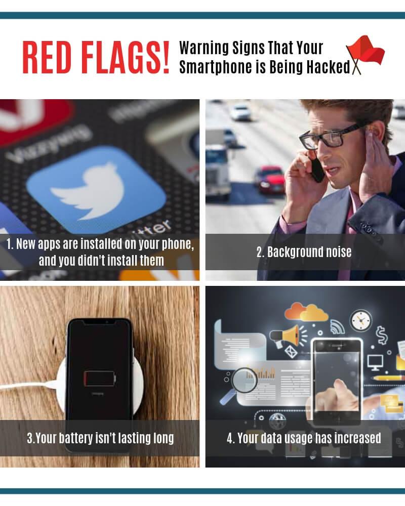 Signs for phone is being hacked