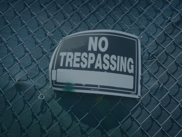 No Trespassing Sign 